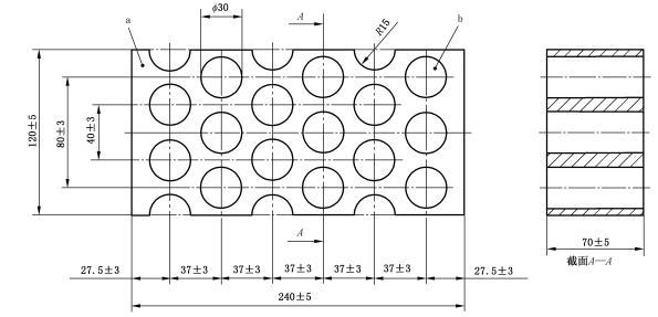 Figure 10: Fireproof barrier dimensions