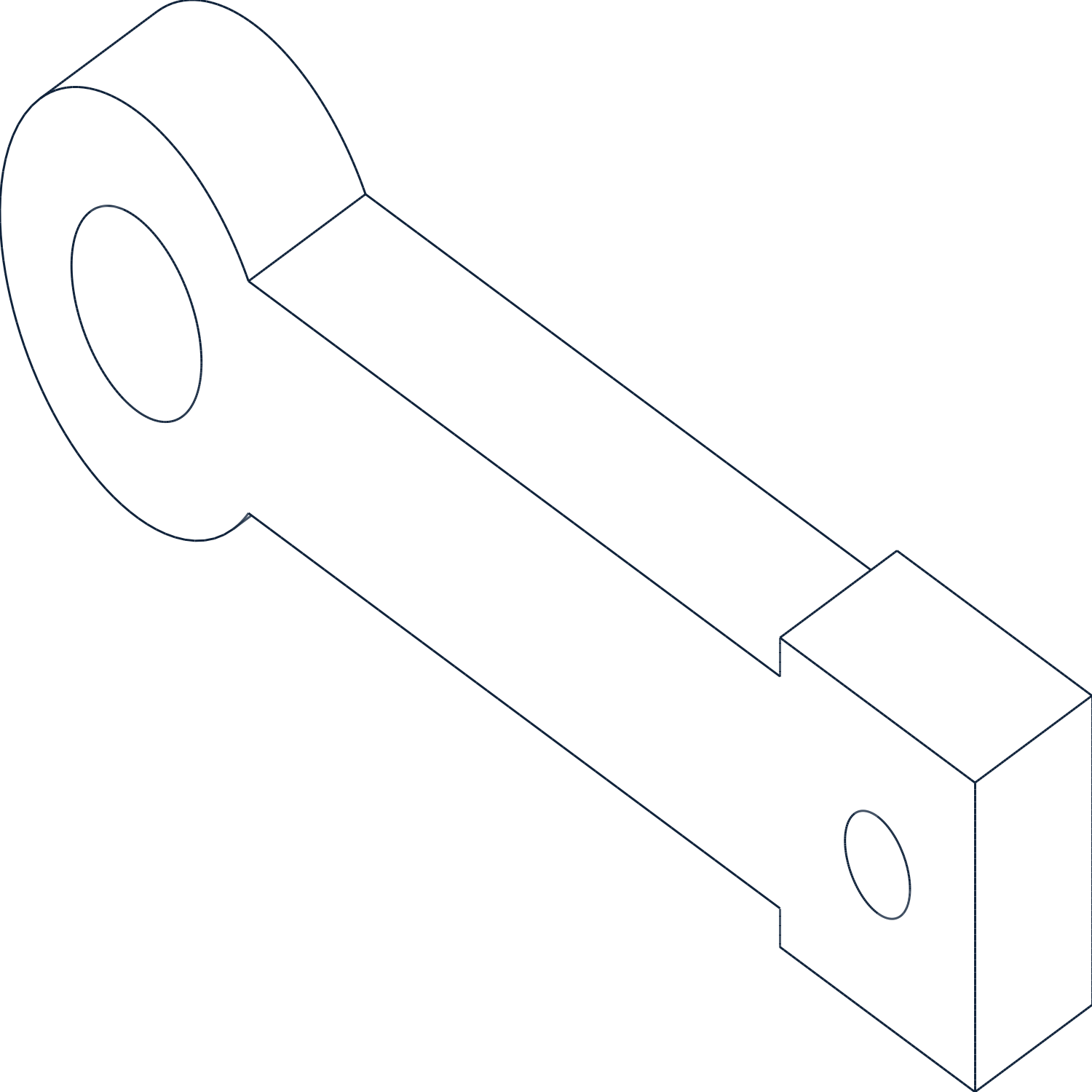 Flap tucker arm Rev B isometric preview