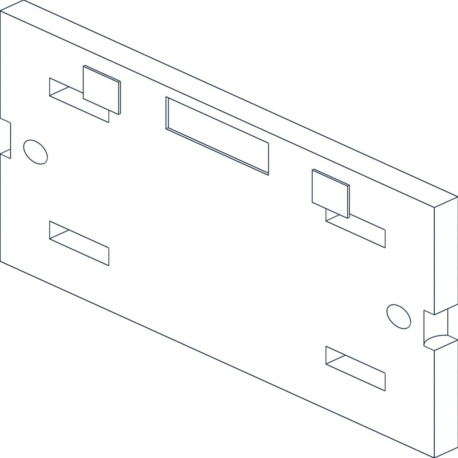QuickChange locating adapter plate Rev B isometric preview