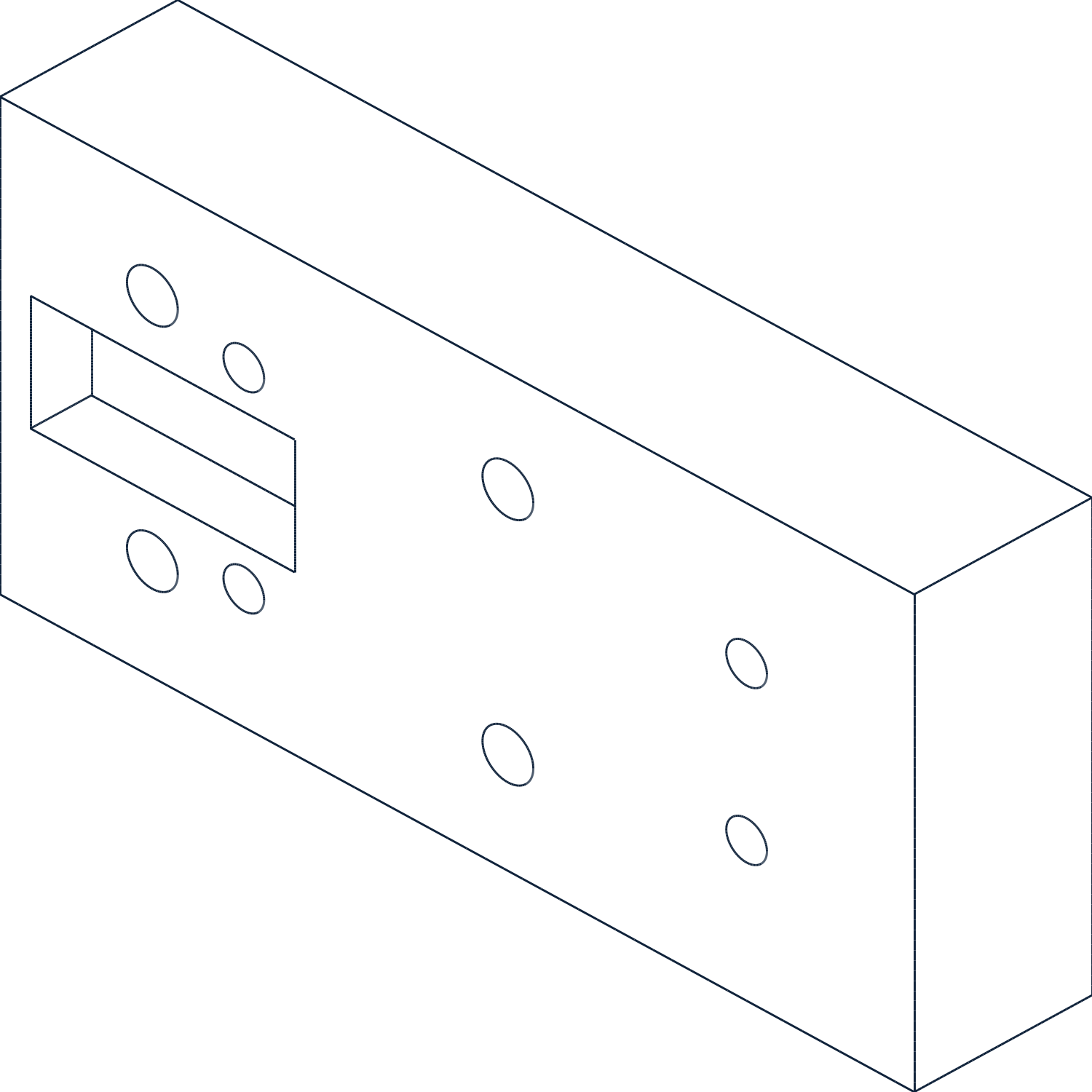 Product inserter pusher sled Rev B isometric preview